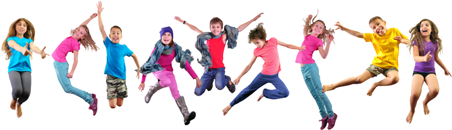 Jumping-kids (1591x787), Png Download