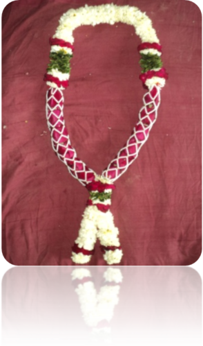 Flower Garland - Bearing (294x499), Png Download