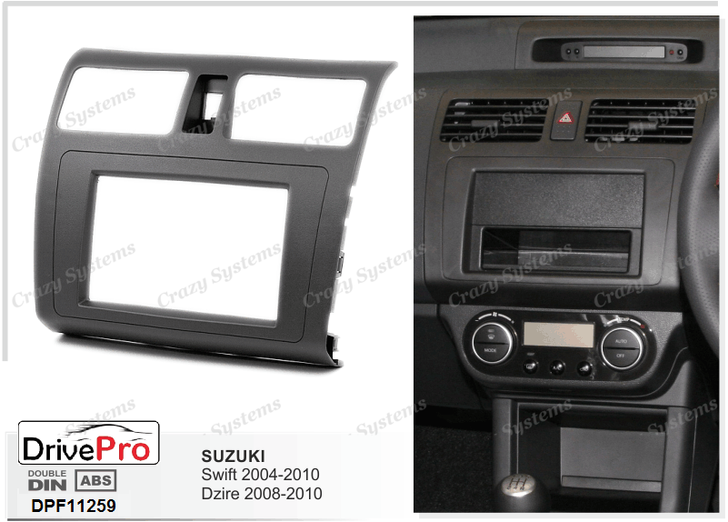 2-din Suzuki Swift 2004-2010; Dzire 2008-2010 Frame (800x800), Png Download