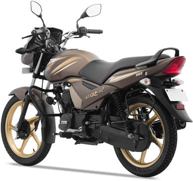 Tvs Star City Plus Chocolate Gold Edition Launch - Honda Cb Shine New Model 2018 (618x412), Png Download