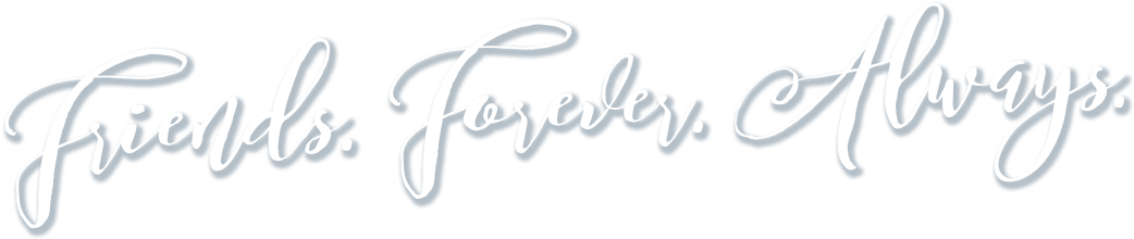 Friends - Forever - Always - - Calligraphy (1047x226), Png Download