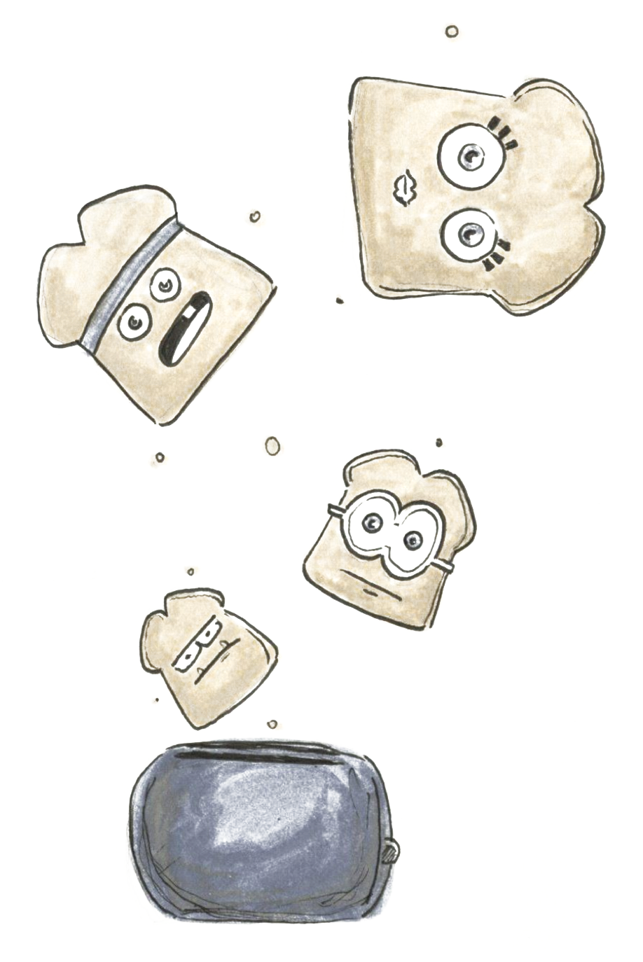 Soco Efg Bread Friends Forever Color Oct 5 - Bread (918x1374), Png Download