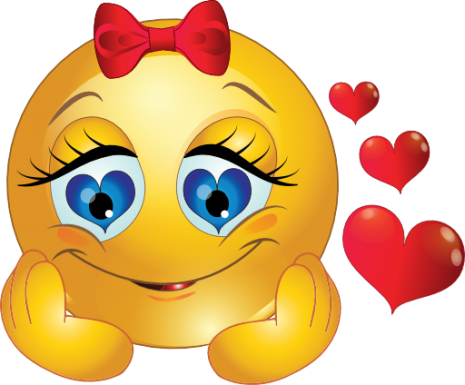 Clipart Download Imagenes De Amor Con Caritas Pusinka - Smiley Face Love (465x385), Png Download