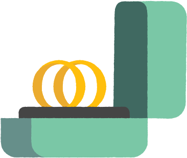 Wedding Rings - Graphic Design (695x400), Png Download