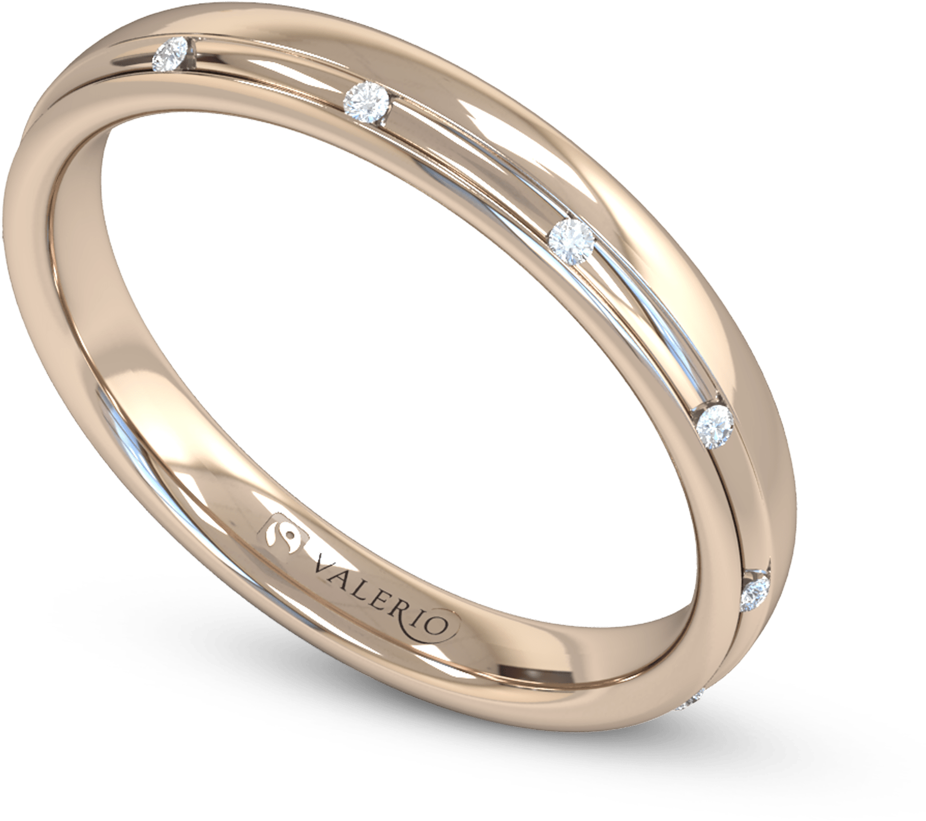 This Beautiful Fairtrade Rose Gold Wedding Band Is - Engagement Ring (2048x2048), Png Download