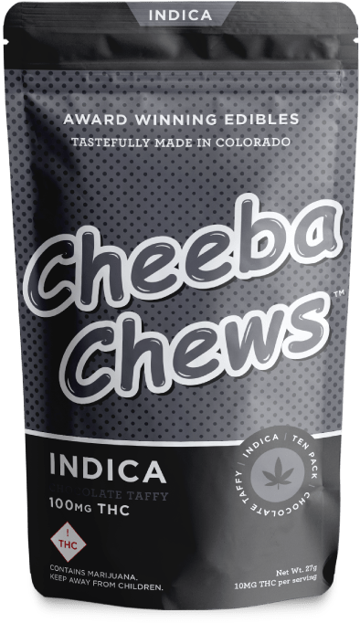 Indica Infused Chocolate Taffy - Cheeba Chews Sativa (592x881), Png Download