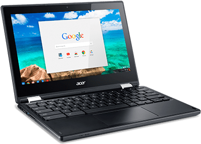 Acer Chromebook Laptop - Acer Chromebook R 11 C738t (420x380), Png Download
