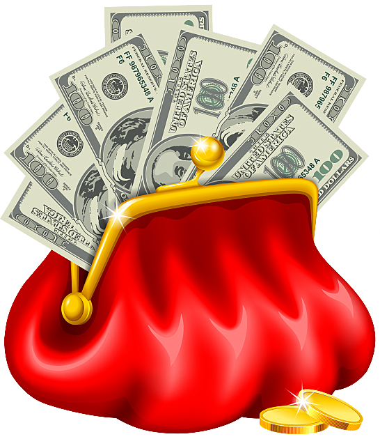 Money Clipart Money Bag Clip Art (546x630), Png Download