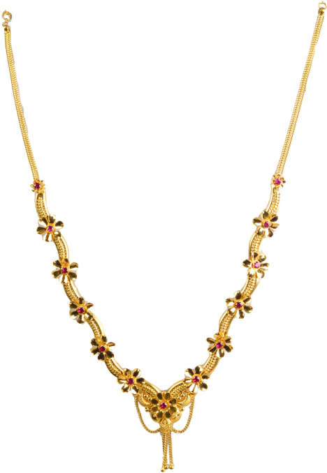 Kerala Design Gold Chain (490x700), Png Download