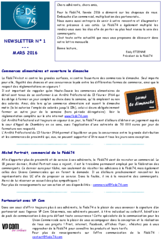 Fede74 Newsletter N°1 Thumb - Résumé (353x500), Png Download