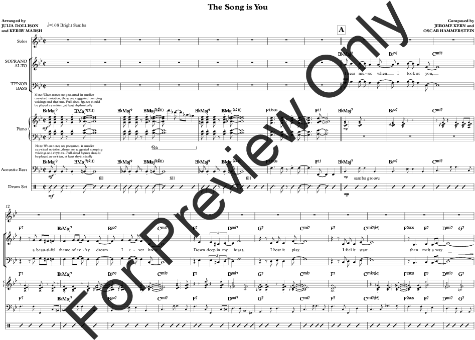 The Song Is You Thumbnail The Song Is You Thumbnail - Parting Blessing Sheet Music (1056x816), Png Download