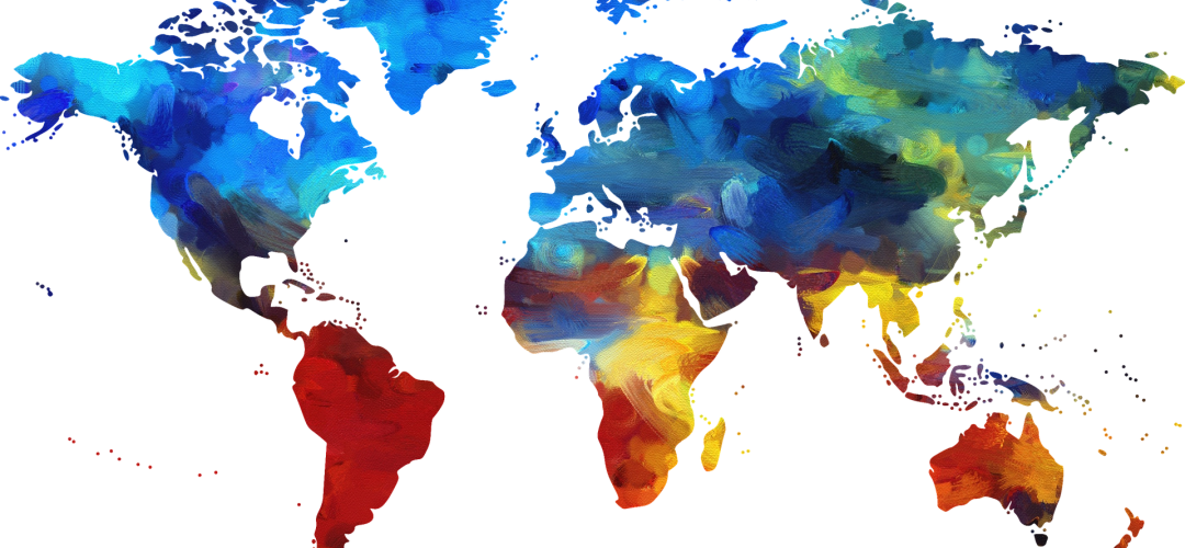 World Map (1080x500), Png Download