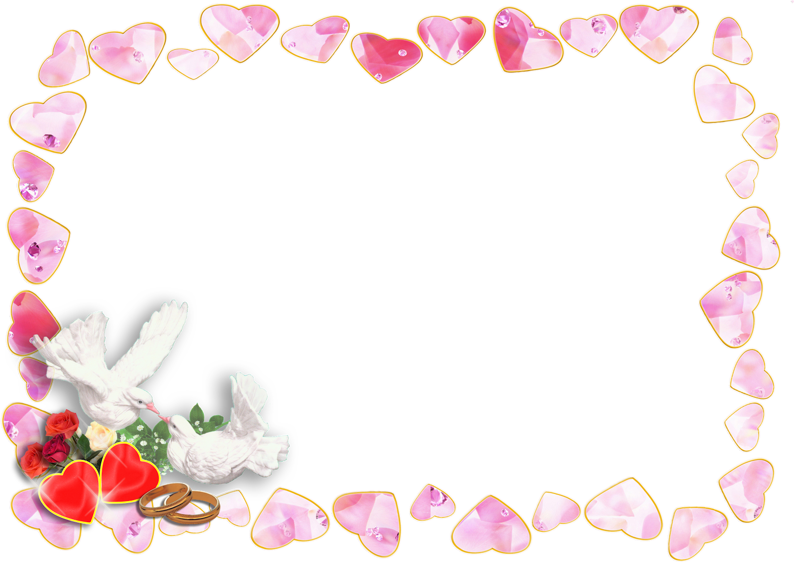 You Might Also Like - Transparent Wedding Frame In Png (1600x1115), Png Download