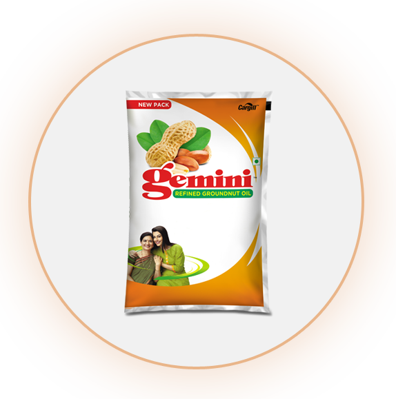 Nutrition Facts - Gemini Groundnut Oil Price (574x579), Png Download