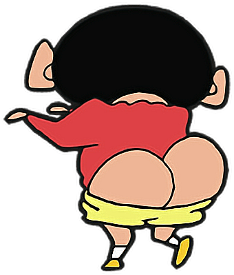 Shinchan Shin Chan Anime Kawaii Culo Dibujos Cartoon - Crayon Shin Chan Png (456x450), Png Download