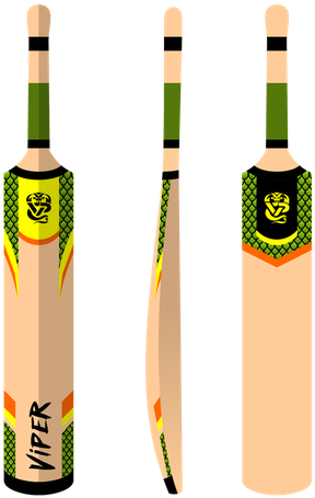 Cricket Bat Stickers Need Designing For Cricket Company - Cricket Bat Design (500x500), Png Download