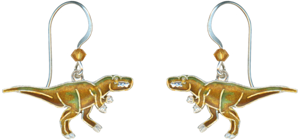 Dinosaur Earrings Clean Up Copy (797x705), Png Download