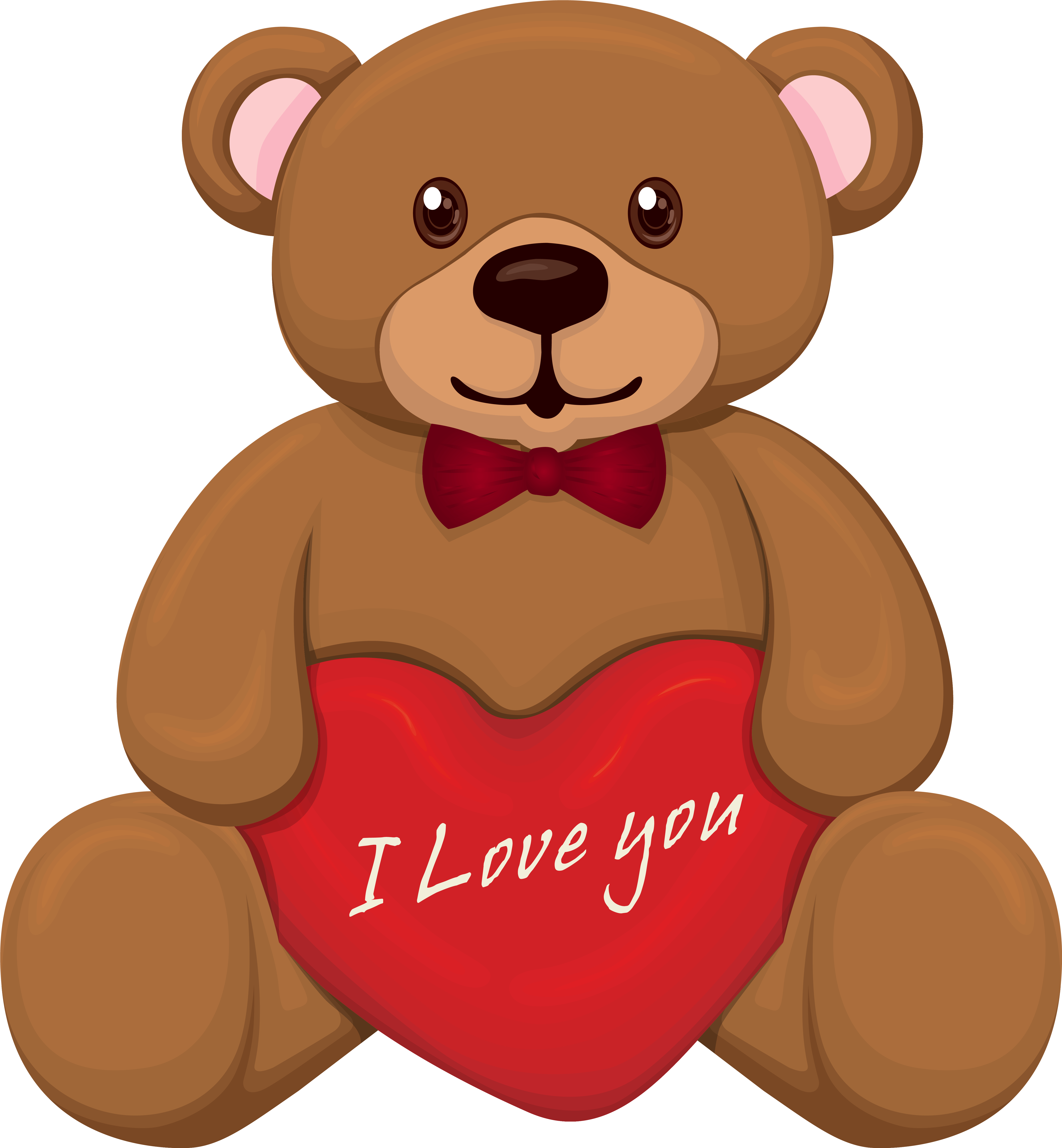 Valentine Bear Png Clipart - Teddy Clipart (5719x6184), Png Download