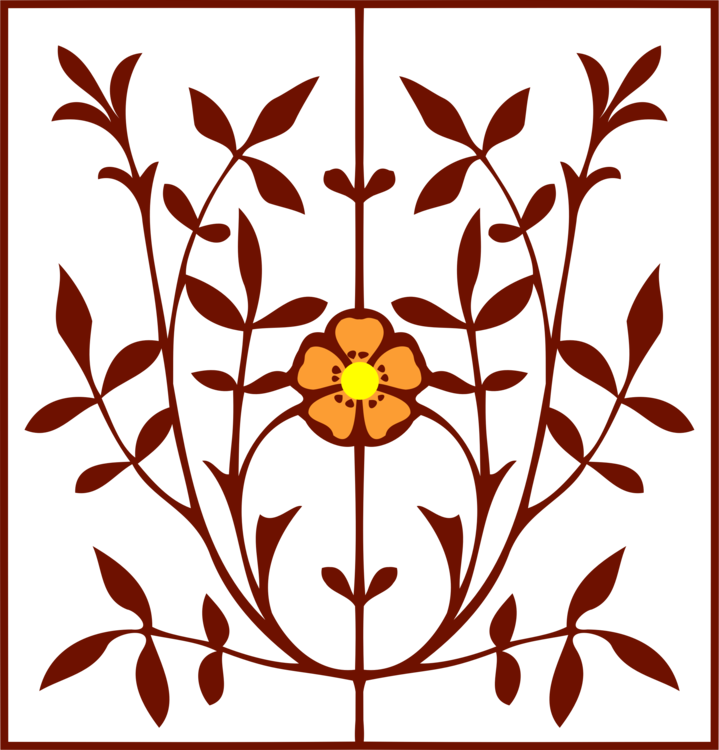 Floral Design Visual Arts Flower Leaf - Clip Art (719x750), Png Download