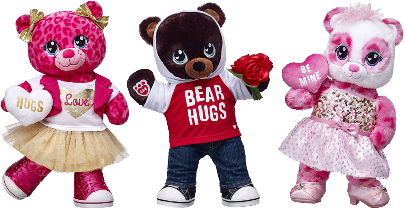 2017 Build A Bear Valentine's Day Collection - New Build A Bear 2017 (800x414), Png Download