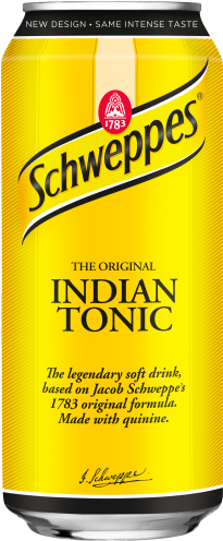 Schweppes Indian Tonic Can (430x495), Png Download