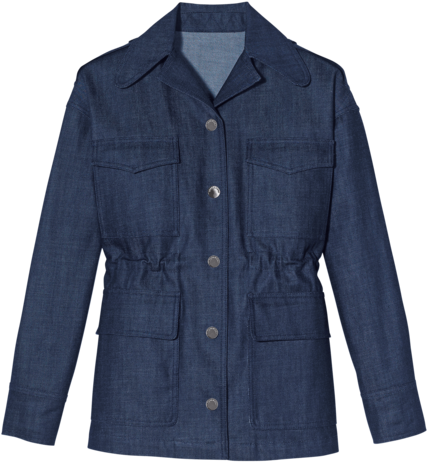 Kenzo Tiger Logo Denim Shirt (500x500), Png Download