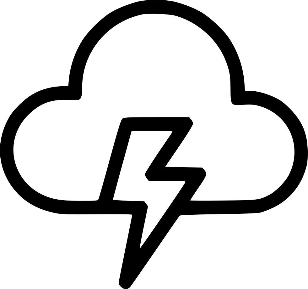 Png File - Sun And Thunder Black And White Clip Art (981x918), Png Download