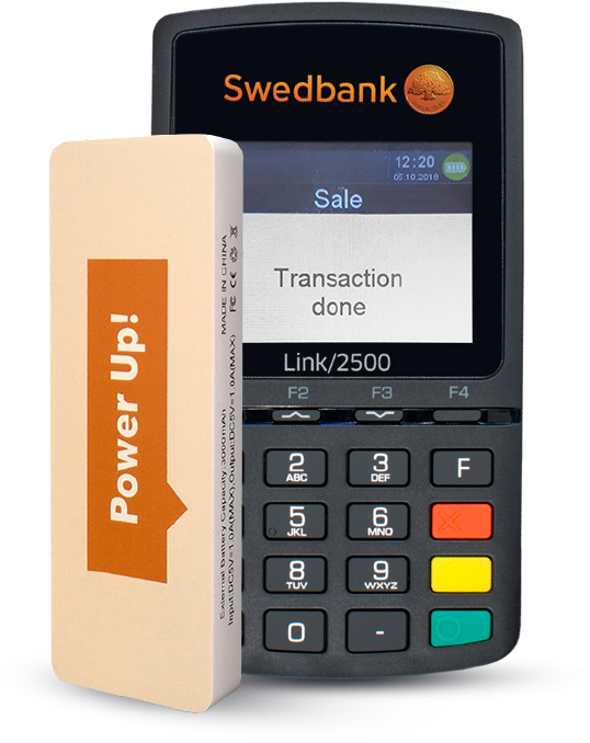 New Smart Terminal Gift - Swedbank (601x751), Png Download