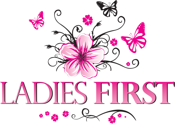 Ladies First Logo (600x429), Png Download