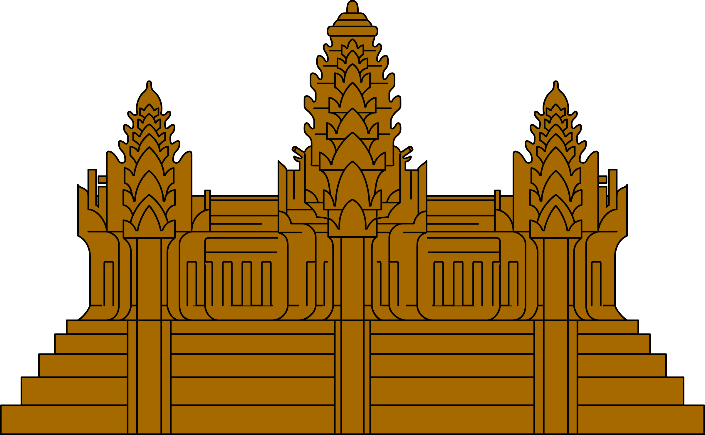Hindu Banner Freeuse Stock Huge Freebie - Angkor Wat Temple Logo (2400x1480), Png Download