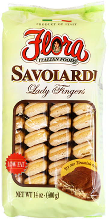 Lady Fingers Savoiardi - Flora Fine Foods Taralli, Fennel - 8.5 Oz (800x800), Png Download