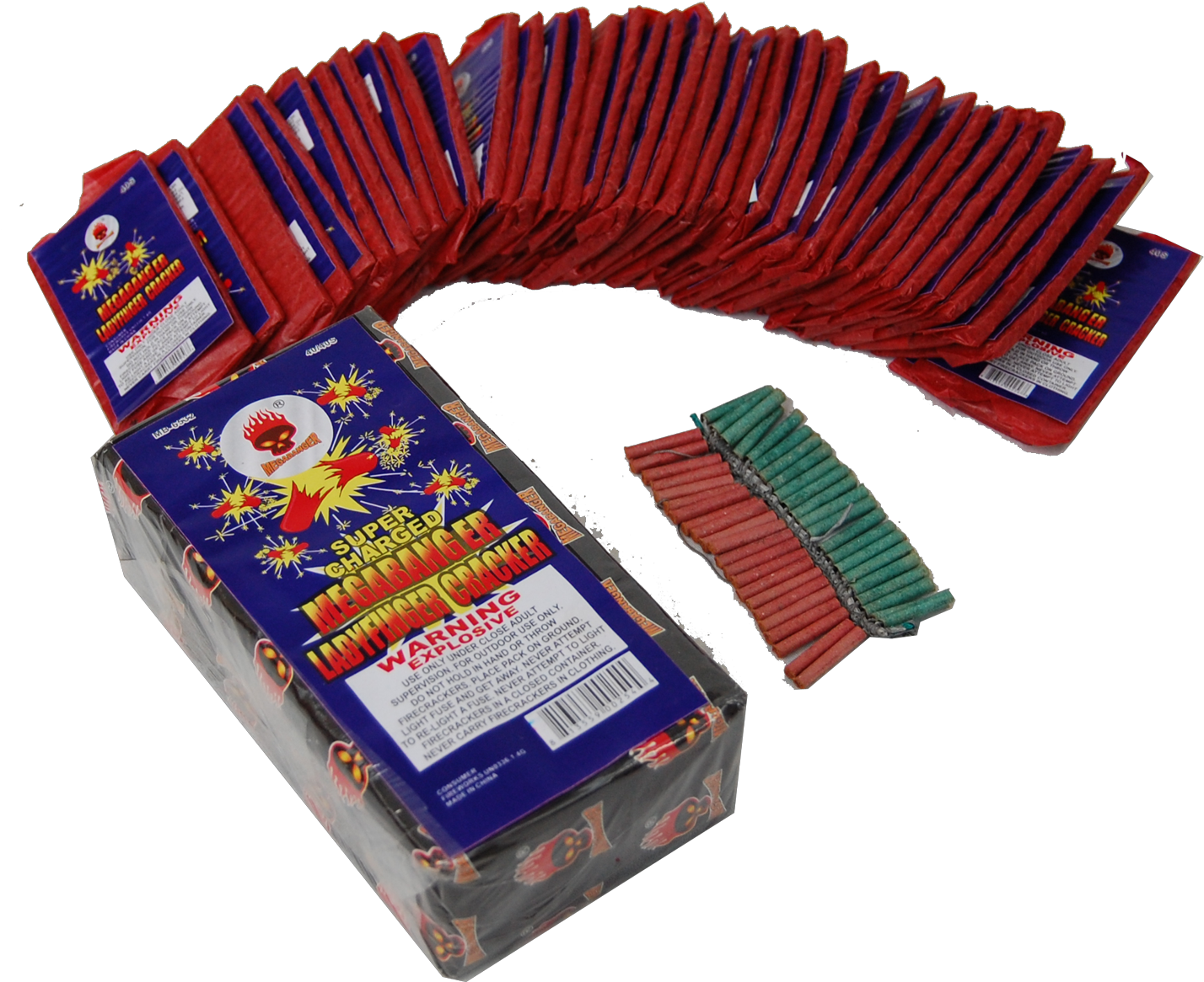 Supercharged Lady Finger Crackers - M 40 Fire Cracker (1667x1250), Png Download