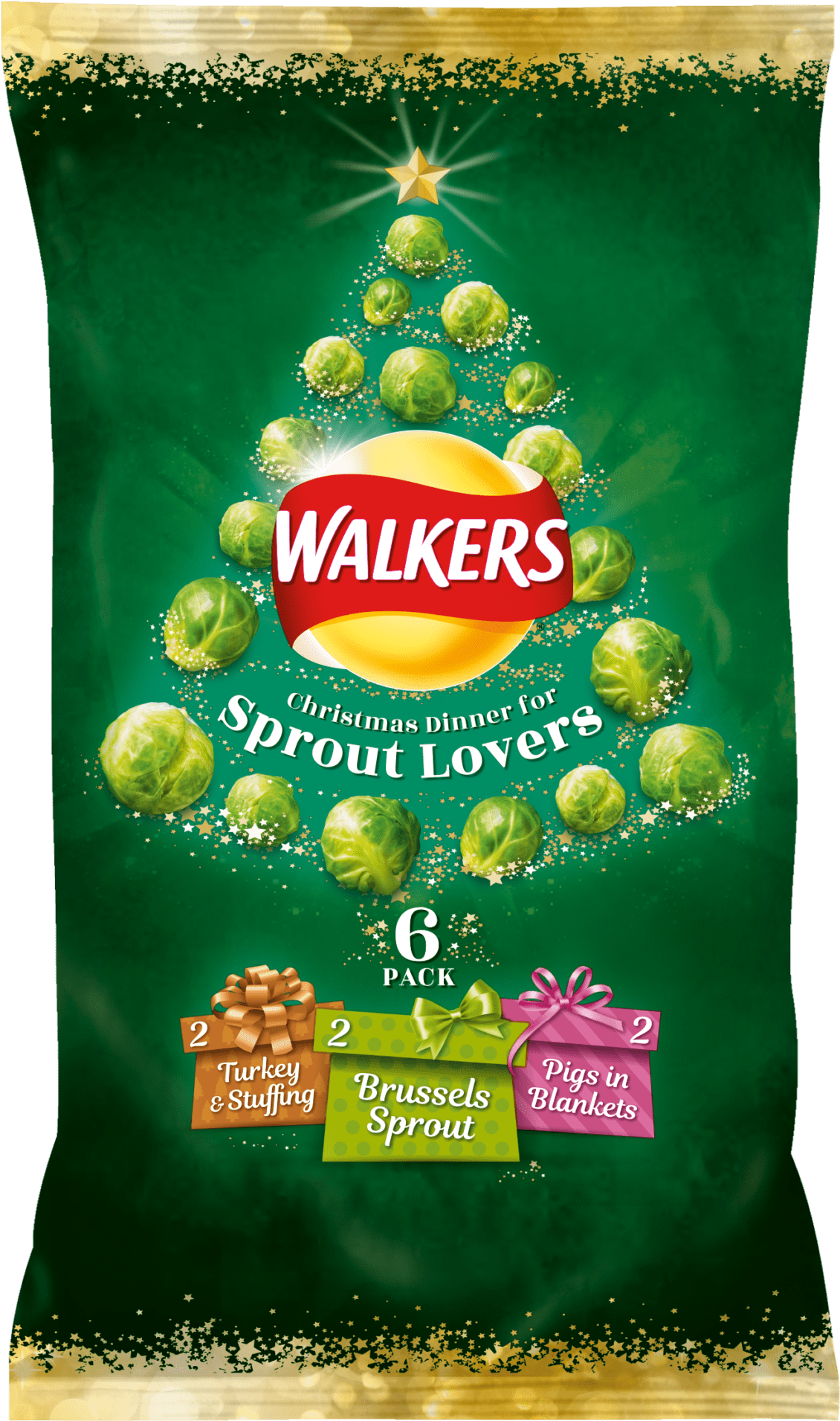 Walkers Launch Christmas Crisp Flavours And One May - Brussel Sprouts Flavoured Crisps (2048x2048), Png Download