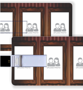 Brown Credit Card Pen Drive Brown Credit Card Pen Drive - Credit Card (284x426), Png Download