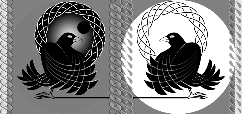 Hugin Munin - Munin Hugin (800x378), Png Download