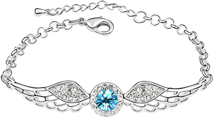 Bracelets & Bangles - Coppoo Fashion Charm Jewelry Wing Of Angel Bracelet (450x450), Png Download