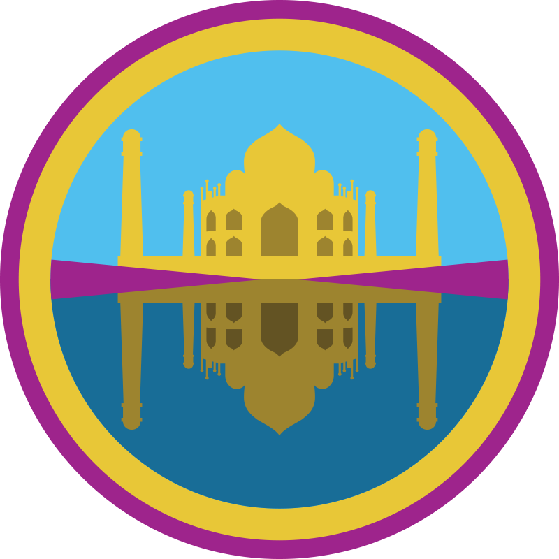 Taj Mahal Badge - Taj Mahal (800x800), Png Download