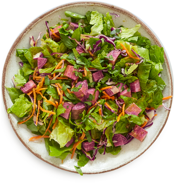 Purple Power - Wendy's Summer Berry Chicken Salad (400x400), Png Download