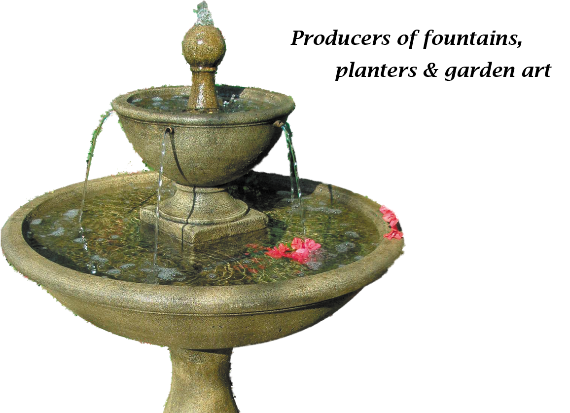 Producers Of Fountains, Planters And Garden Art - Art (1600x888), Png Download