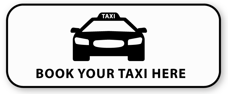 Online Booking - Book A Taxi Icon (800x331), Png Download
