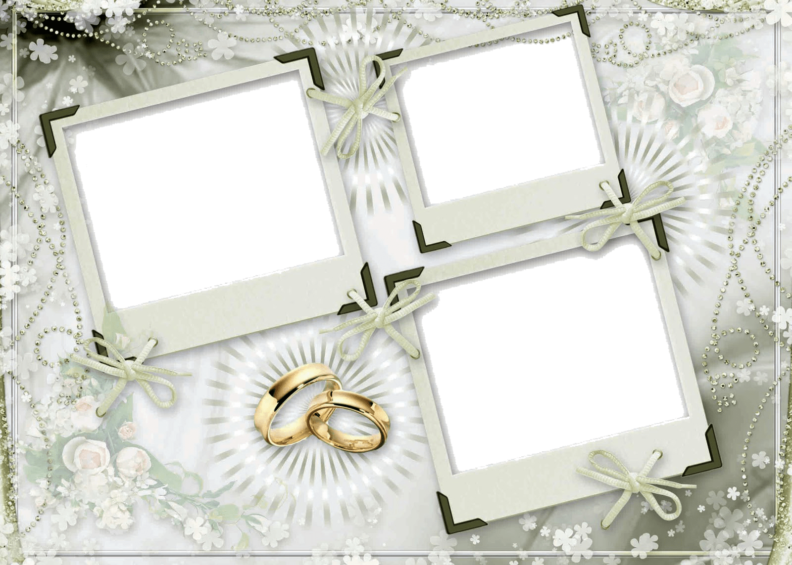 Wedding Photo Frame Png (1600x1143), Png Download