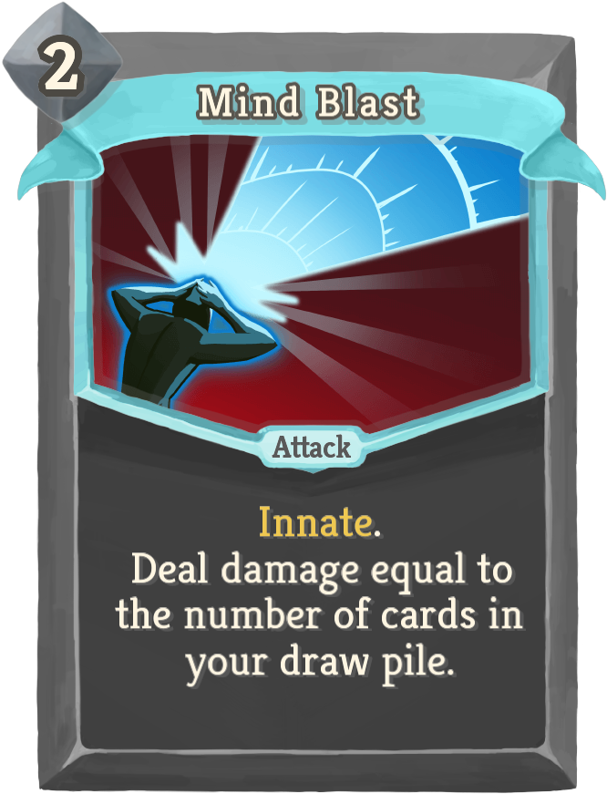 Slay The Spire Mind Blast (678x874), Png Download