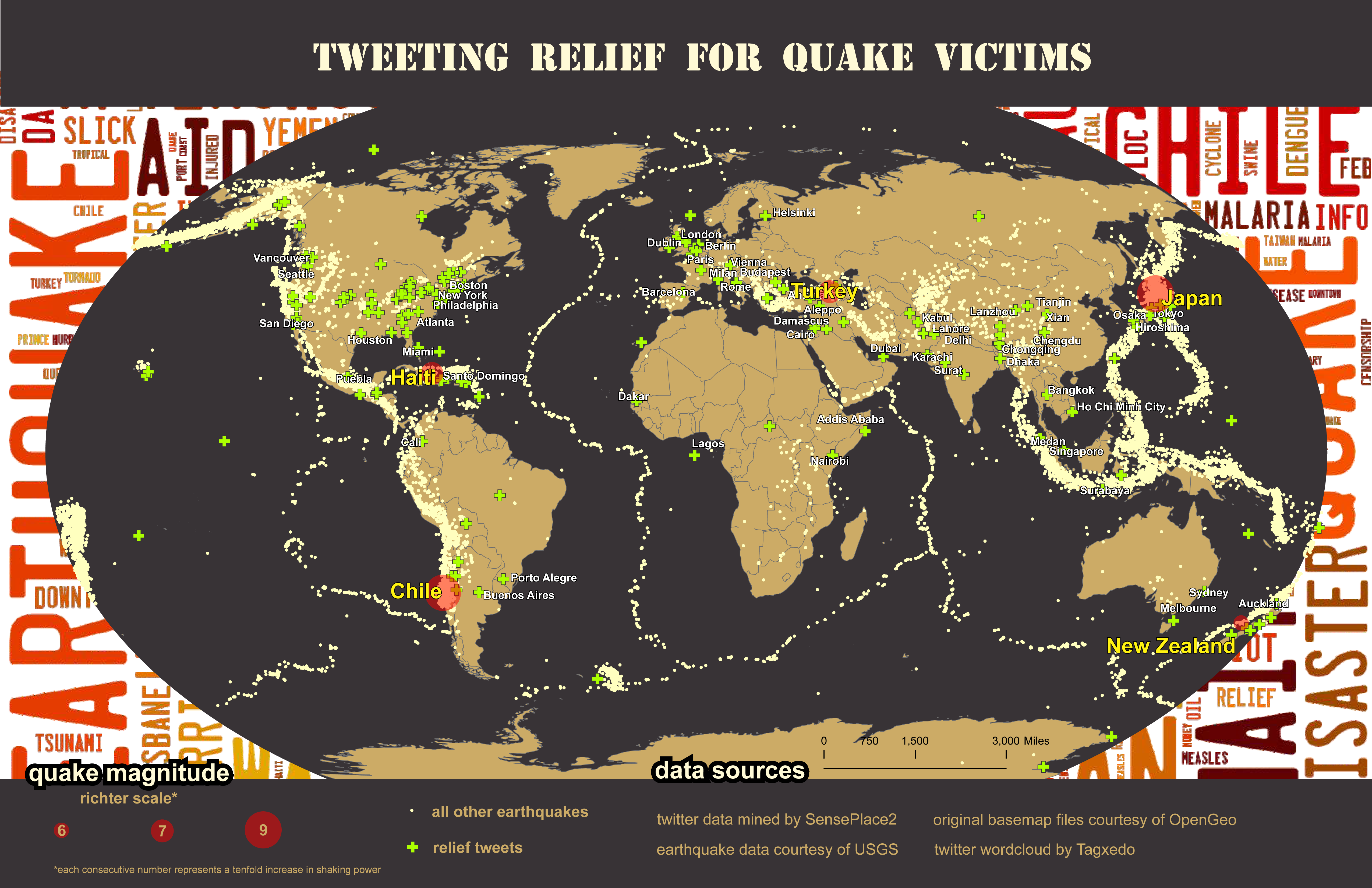 Earthquake Tweets, Map - Burgess Shale Map Canada (5100x3300), Png Download