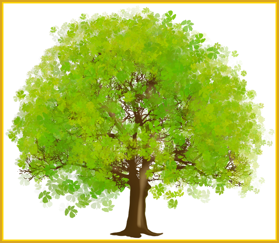 Inspiring Green Tree Png - Tree Clipart (908x791), Png Download