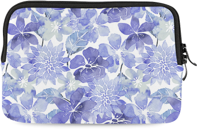 Watercolor Flower Pattern Ipad Mini - Purple Watercolor Heart Png (500x500), Png Download