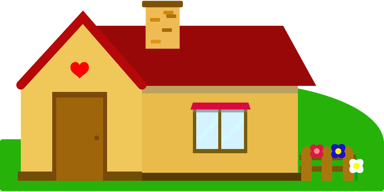Love Wood Clipart House - House Clipart (680x340), Png Download