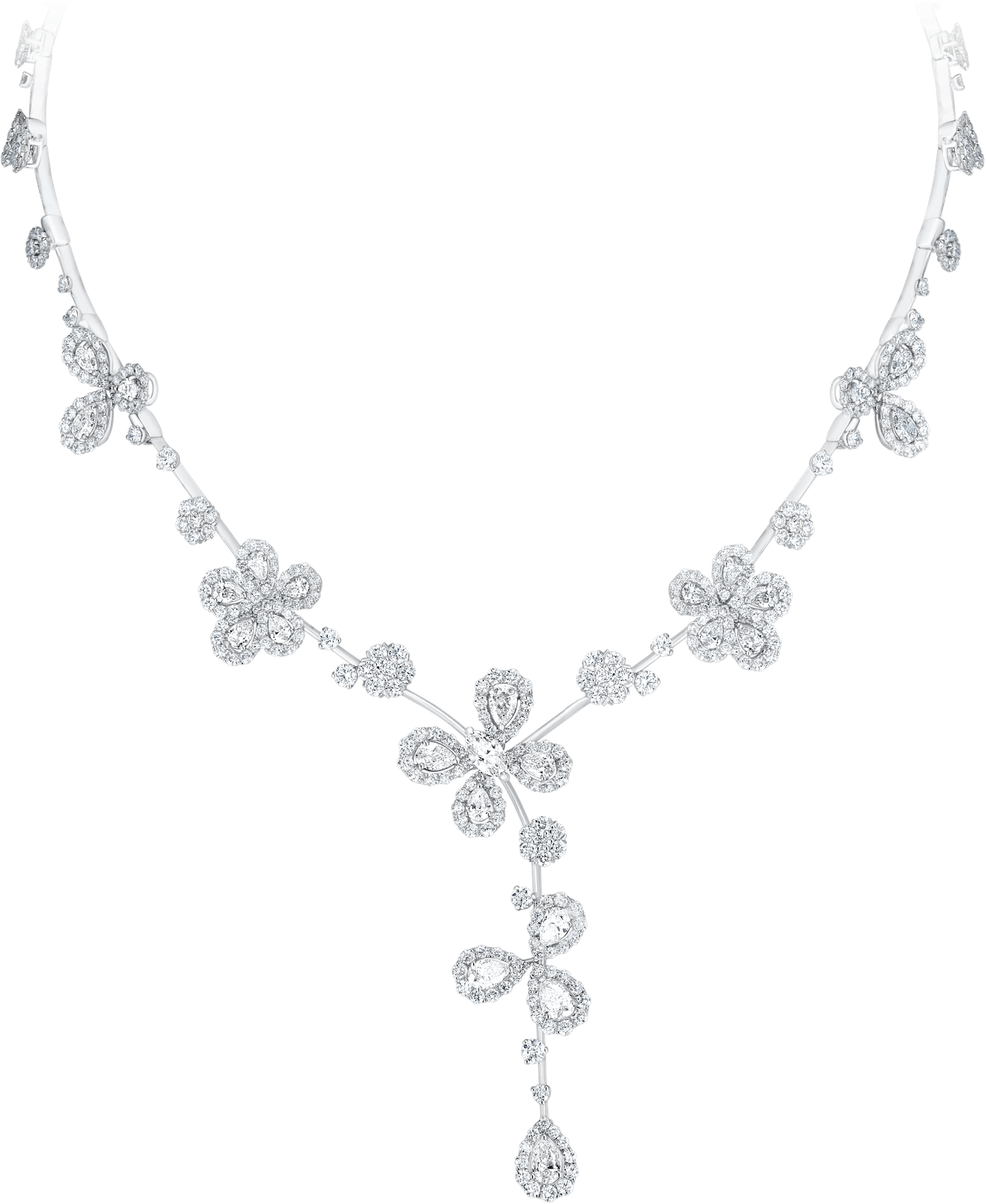 Le Jardin Necklace Lj 10 017 01 F1 Copy - Necklace (1500x1795), Png Download