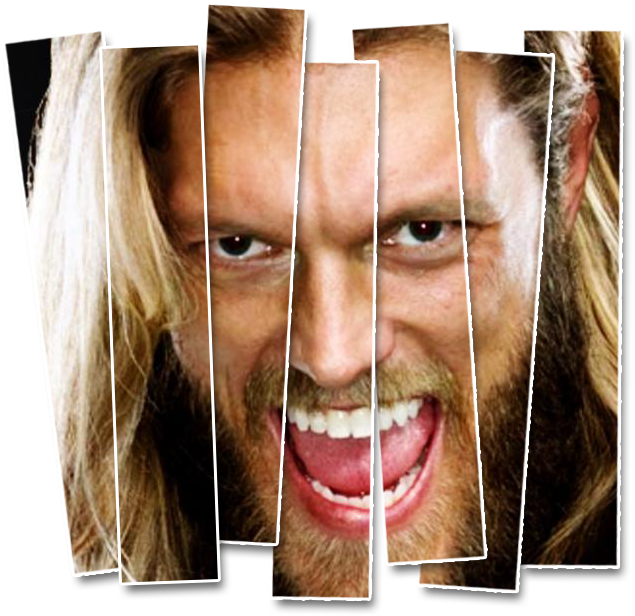 Vertical Photo Panels Effect - Wwe 2k14 (830x818), Png Download