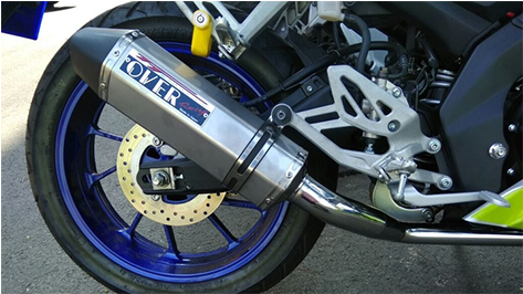 Knalpot - Yamaha Yzf-r15 (472x360), Png Download