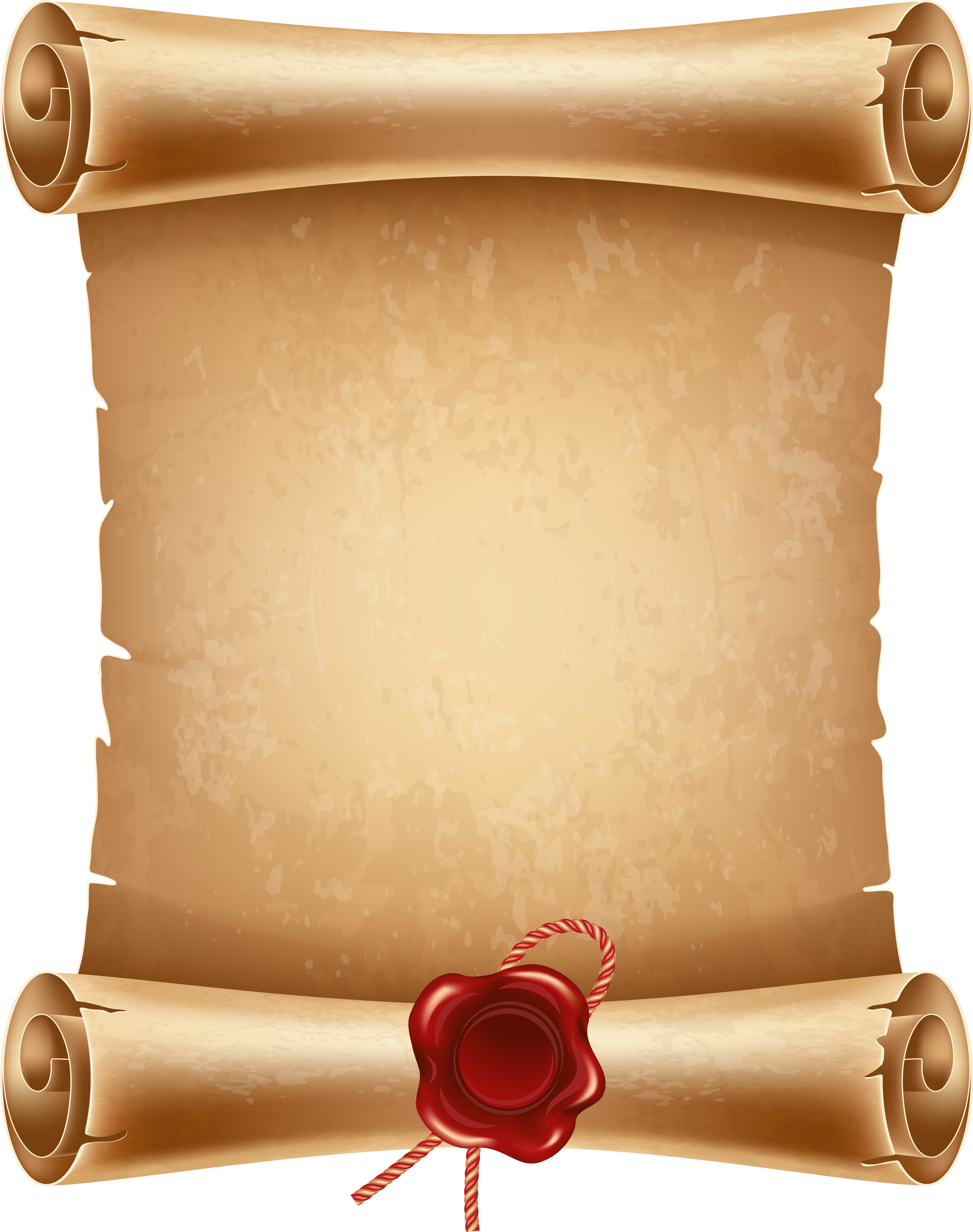 0, - Scroll Clipart (484x600), Png Download